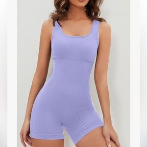 Ribbed Romper, Size S - NWT